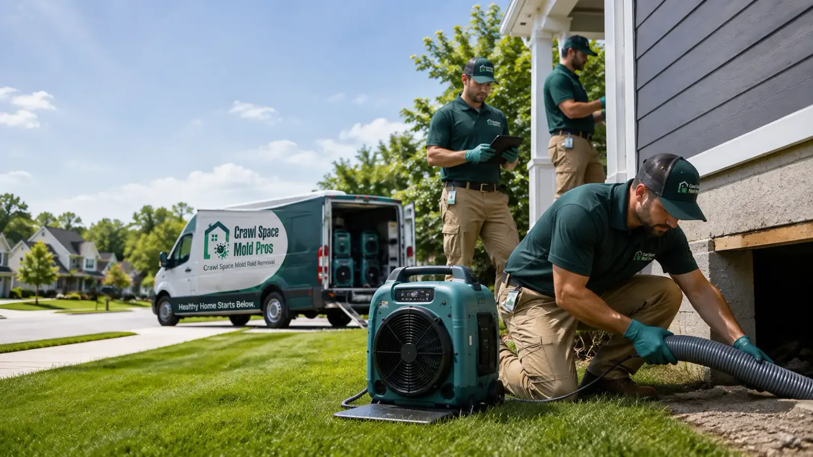 Crawl Space Mold Removal in Little Rock, IA
